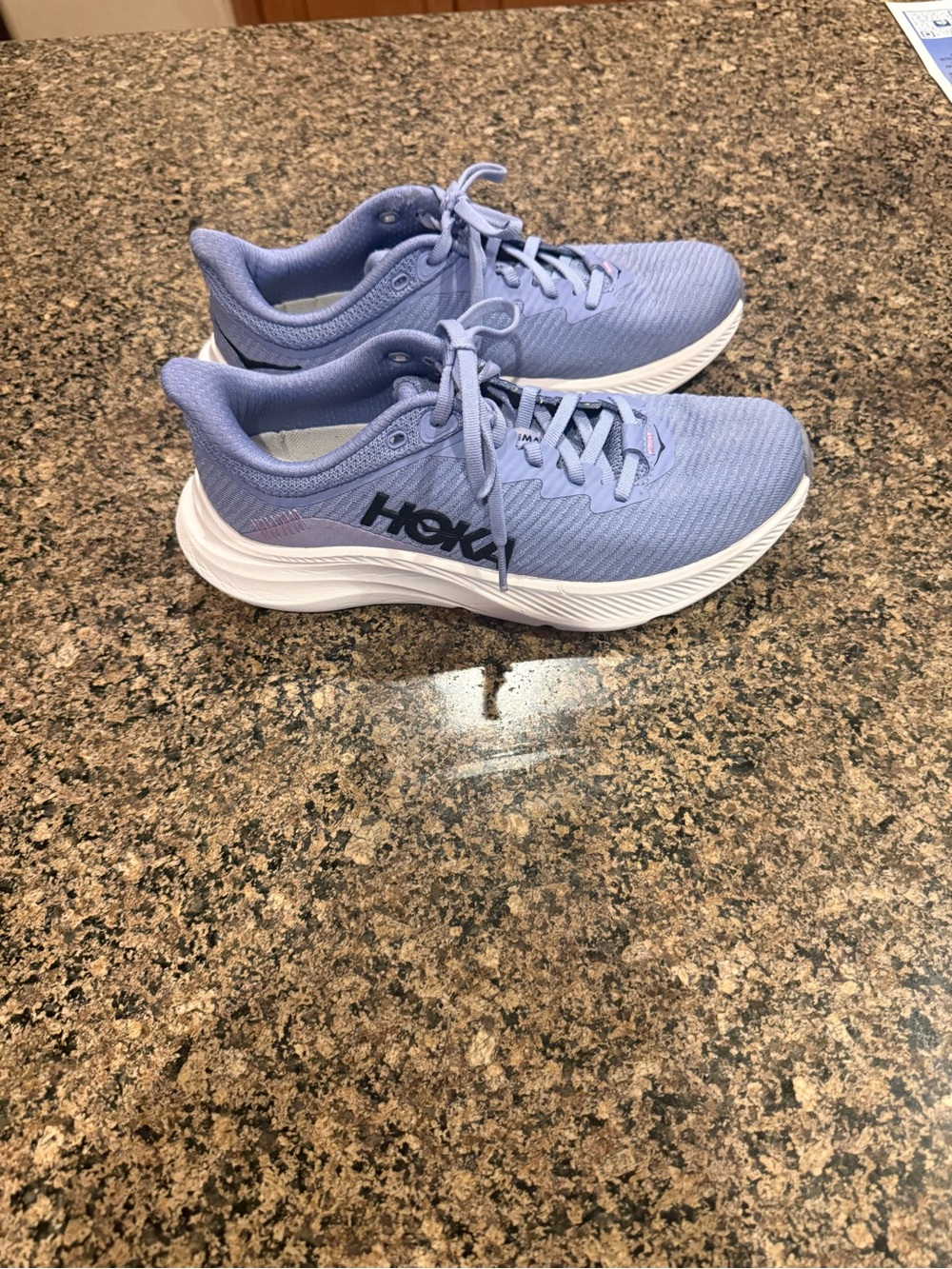 Hoka Women's Solimar Lavender White Athletic Running Shoes Sneakers - Picture 3 of 14